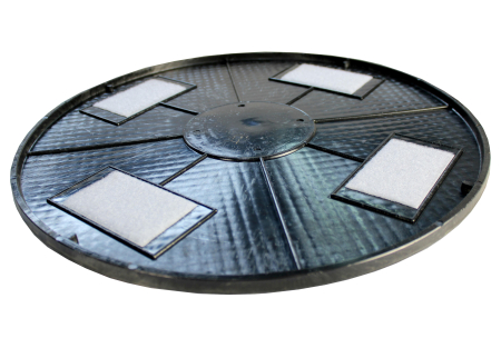 Щит черный пластмассовый